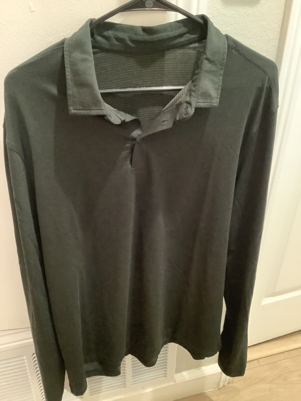 lululemon athletica Men’s Long-Sleeve Polo - Black